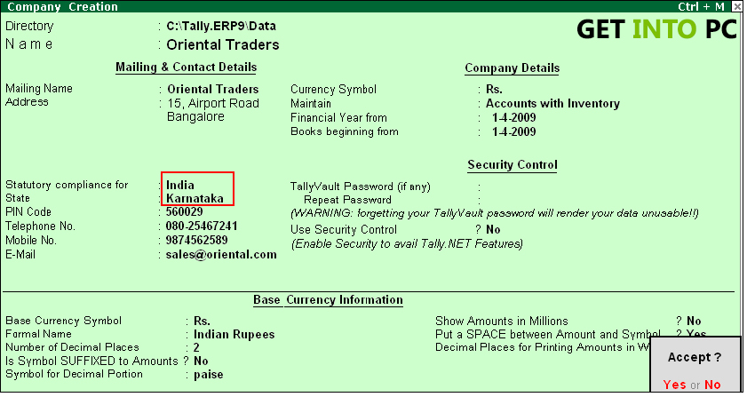 Tally 7.2 full version download